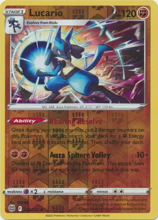 Brilliant Stars Lucario #79/172 reverse holo